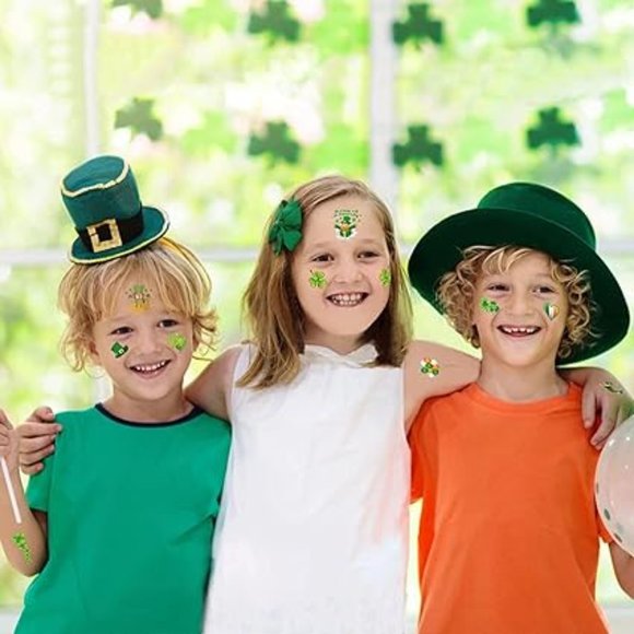 St Patricks Day Accessories Temporary Tattoos 10 Sheets,Saint Patricks Day - Picture 3 of 4